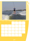 Voorbeeld gele kalender