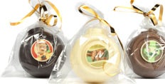 Chocolade kerstbal