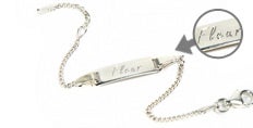 Bracelet grav&eacute; avec nom