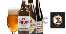 Bierfles met foto