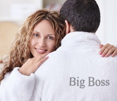 Bathrobe with embroidery?